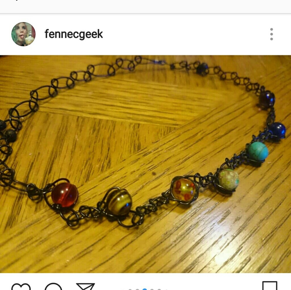 "Chakra Chain" Tattoo Choker